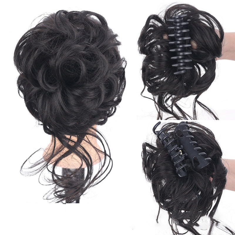 Hair bun ponytail with clip | Karnz
