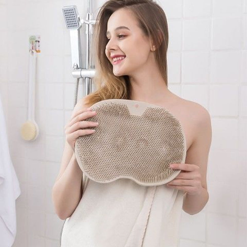 BowLift | Shower Foot & Back Scrubber, Massage Pad