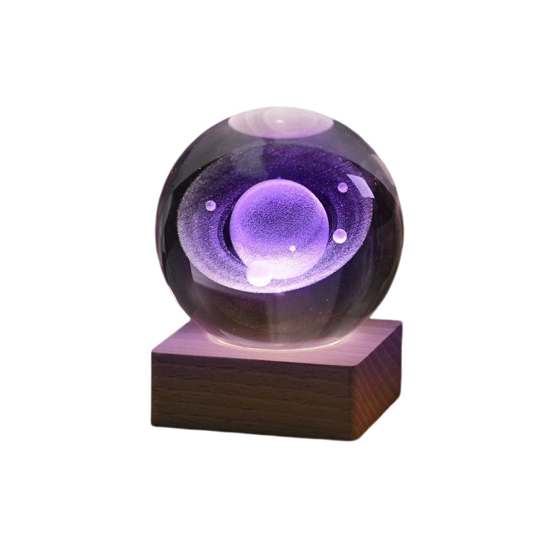 Skanto | 3D Galaxy Crystal Ball Night Light Decor Lamp