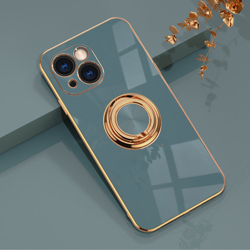 BowLift | Plated Case with Ring For iPhone