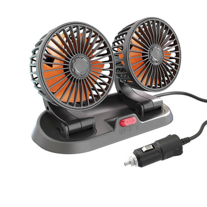 Brehn | Dual Head Car Cooler Air Circulator Fan