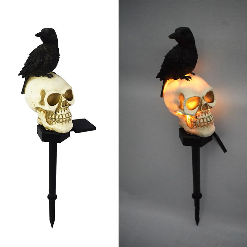 Brehn | Halloween Solar Skull Crows Decorative Lights