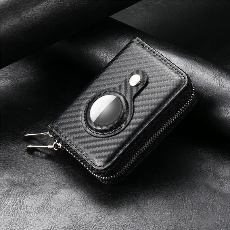 BowLift | Intelligent AirTag-Zip RFID Leather Wallet