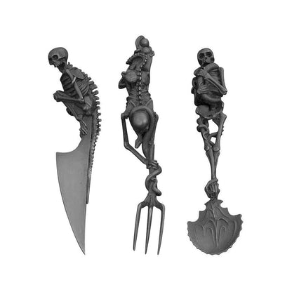 Halloween Gift Skeletal Cutlery Sets | Bowlift
