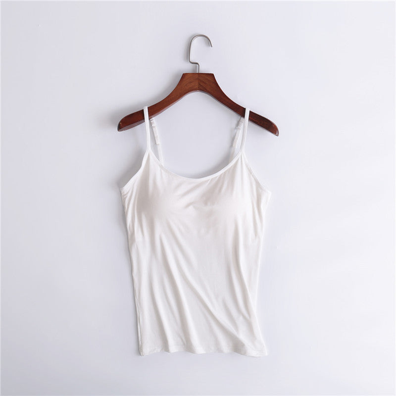 Tank top with integrated bra