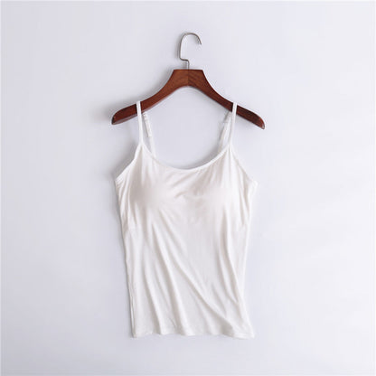 Tank top with integrated bra