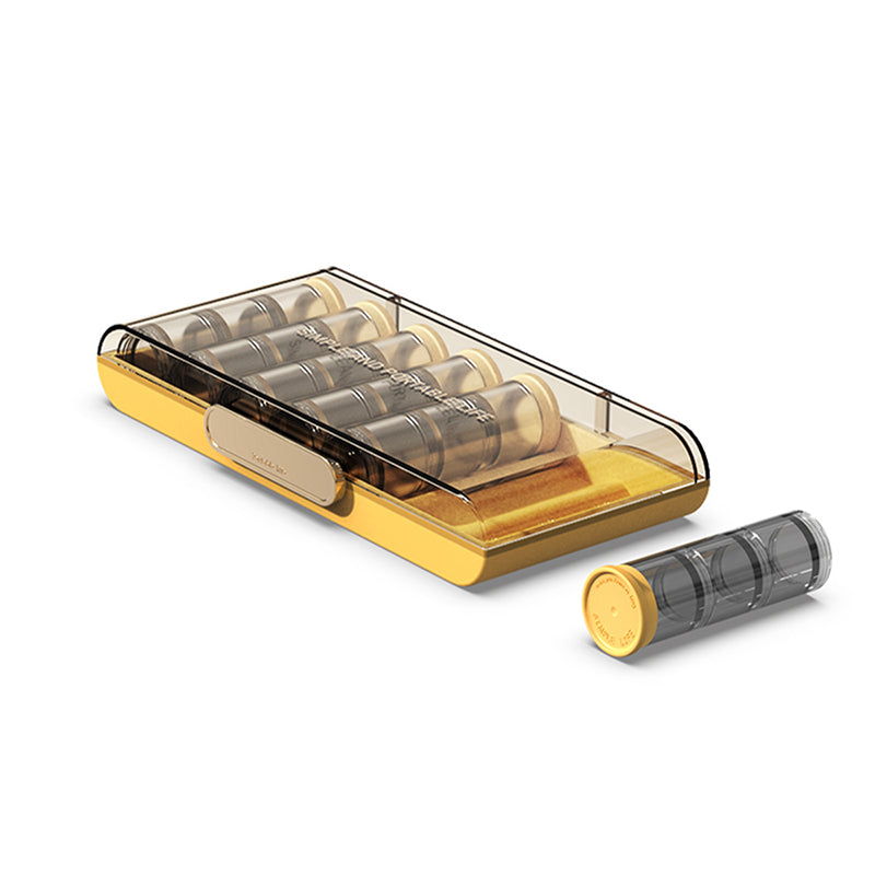 Skanto | Portable High-Capacity Weekly Pill Organizer