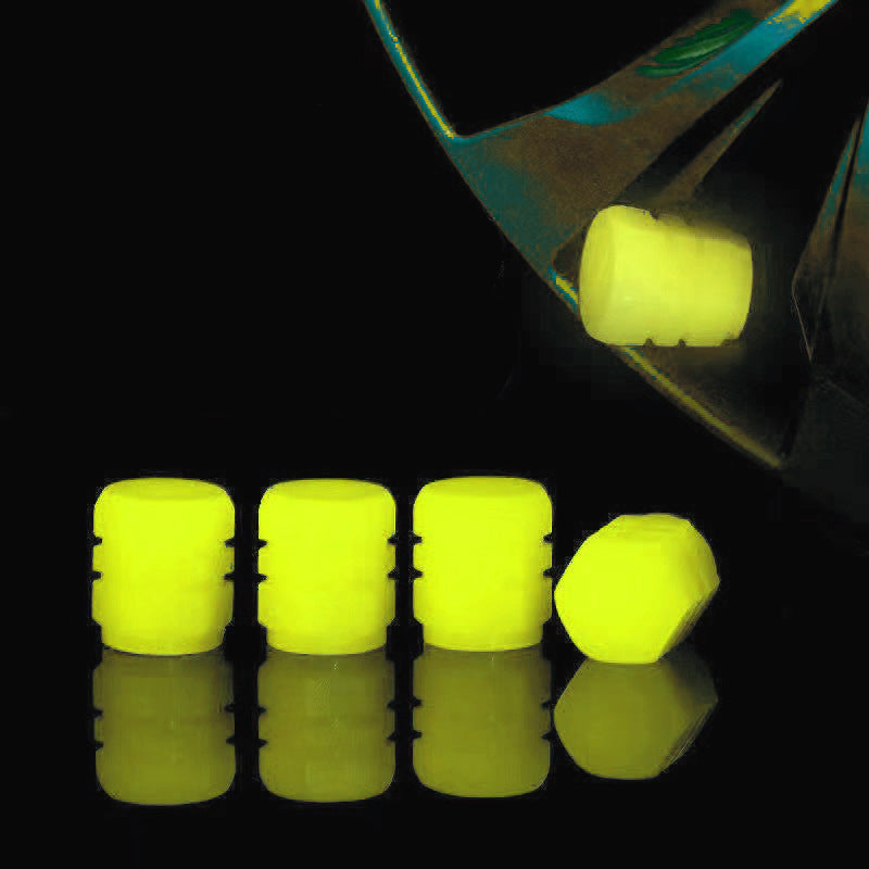 BowLift | Universal fluorescent tire valve caps (4 PCS/Set)