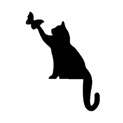 Skanto | Black Cat Door Corner Sign Decoration