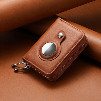 BowLift | Intelligent AirTag-Zip RFID Leather Wallet