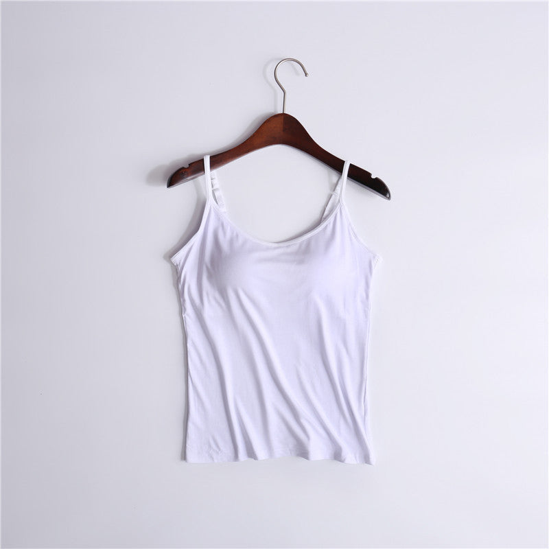 Tank top with integrated bra