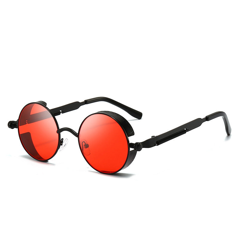 Skanto | Steampunk Round Lens Metal Frame Unisex Glasses