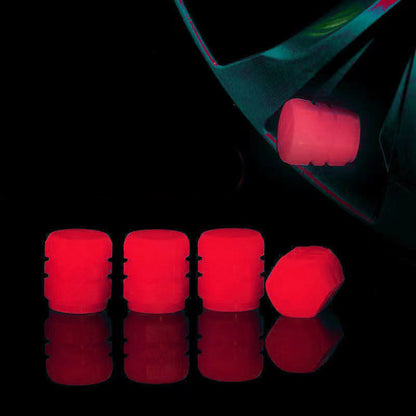 BowLift | Universal fluorescent tire valve caps (4 PCS/Set)