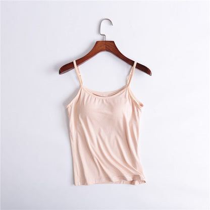 Tank top with integrated bra