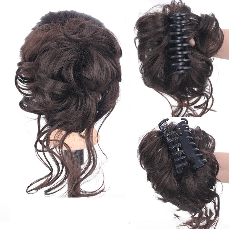Hair bun ponytail with clip | Karnz