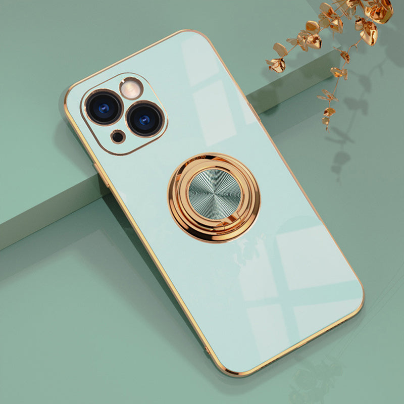 BowLift | Plated Case with Ring For iPhone