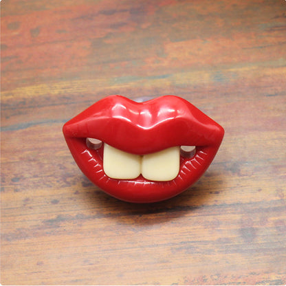 Funny pacifier with teeth