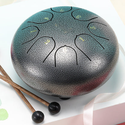 Rain drum as garden instrument
