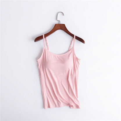 Tank top with integrated bra