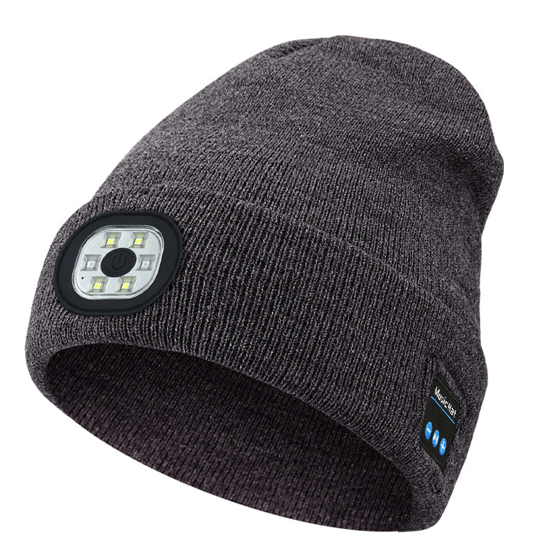BowLift | Bluetooth Beanie with LED Light & Removable Speakers