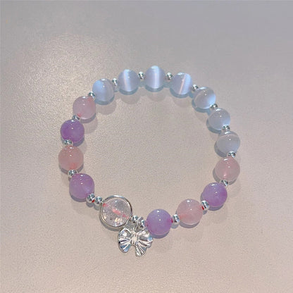 Skanto | Cat Eye Crystal Butterfly Bracelet