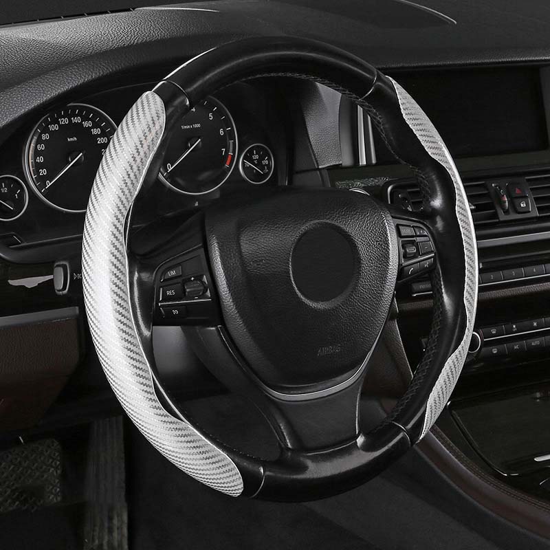 BowLift | Universal Laser Carbon Fiber Pattern Steering Wheel Cover