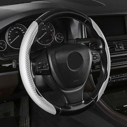 BowLift | Universal Laser Carbon Fiber Pattern Steering Wheel Cover