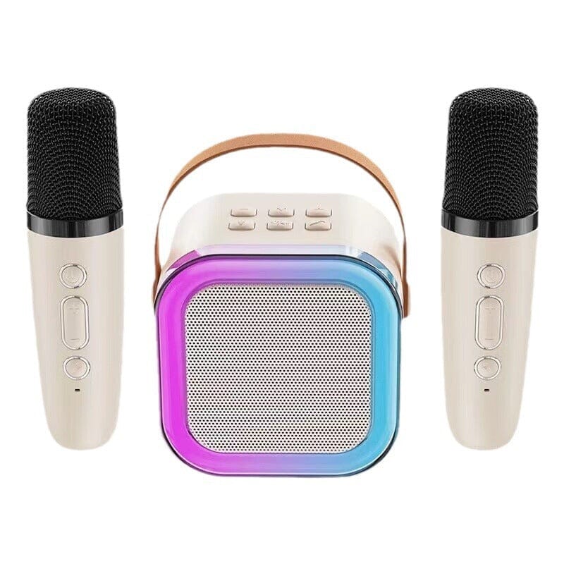 Mini Karaoke Machine with Wireless Microphones | Skanto