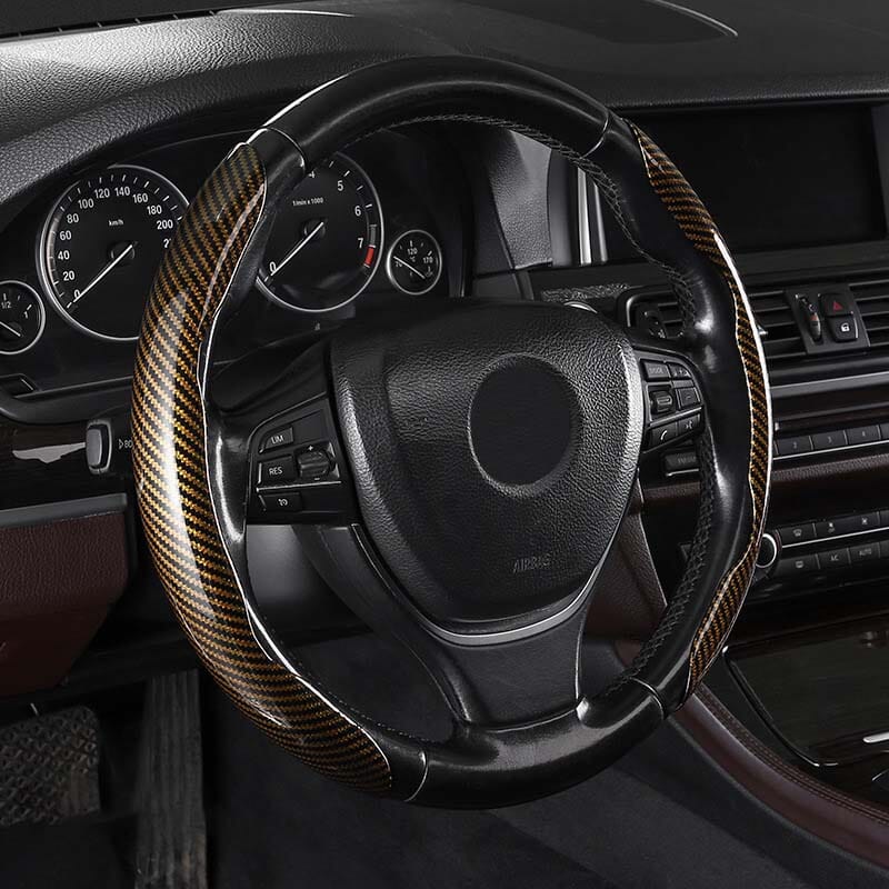 BowLift | Universal Laser Carbon Fiber Pattern Steering Wheel Cover