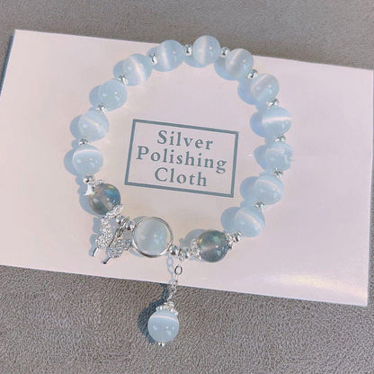 Skanto | Cat Eye Crystal Butterfly Bracelet