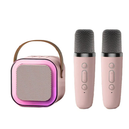 Mini Karaoke Machine with Wireless Microphones | Skanto
