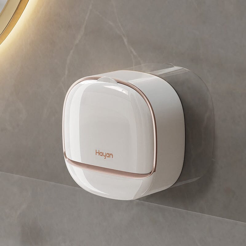 Waterproof soap dish with drain box