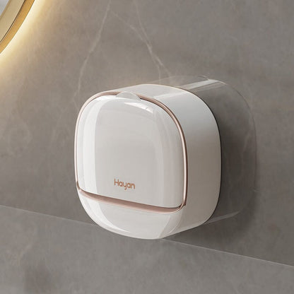 Waterproof soap dish with drain box