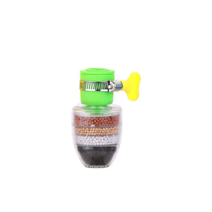 Multi-stage kitchen faucet filter