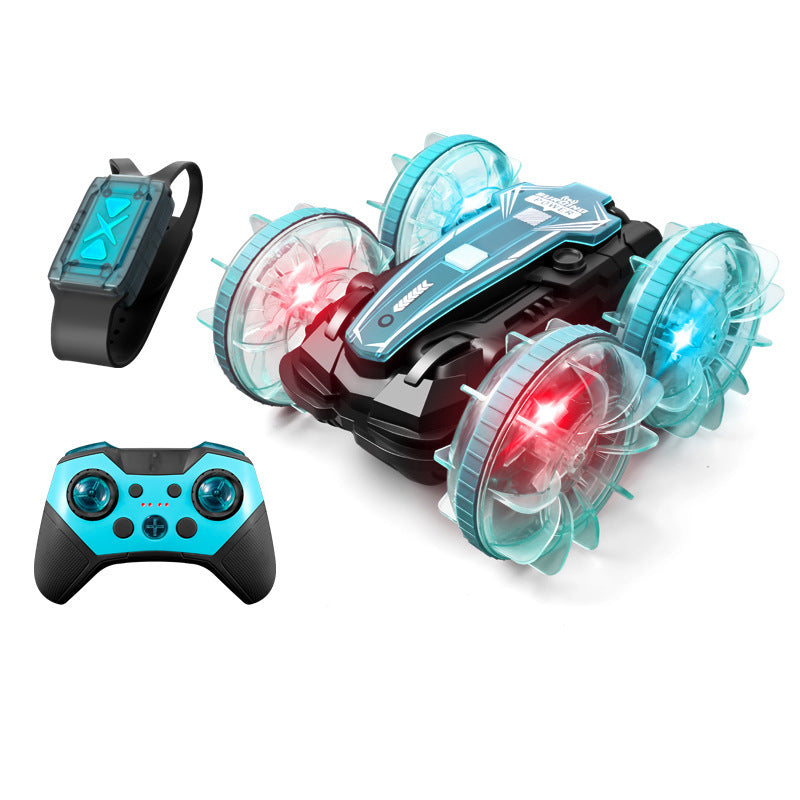 Skanto | RC Land and Water Stunt Car with 2 Remote Controls