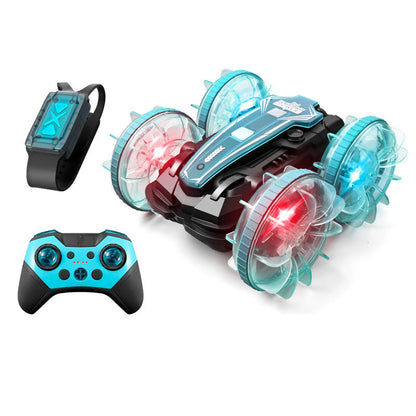 Skanto | RC Land and Water Stunt Car with 2 Remote Controls