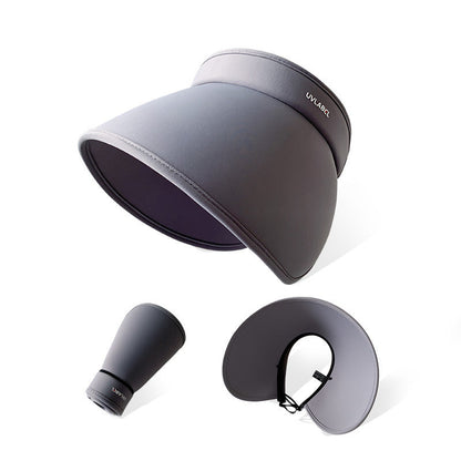 Sun hat with hollow top and UV protection