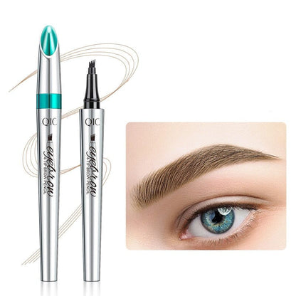 Brehn | Waterproof 3D Microblading Eyebrow Pencil with 4 Fork Tips