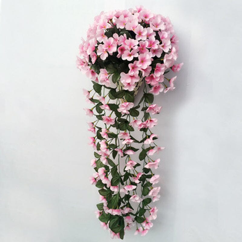 Lively artificial hanging orchid bunch | Skanto