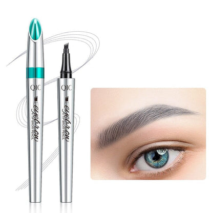 Brehn | Waterproof 3D Microblading Eyebrow Pencil with 4 Fork Tips