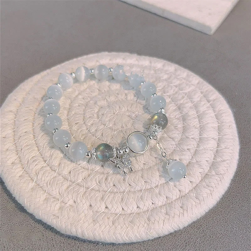 Skanto | Cat Eye Crystal Butterfly Bracelet