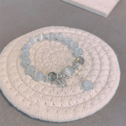 Skanto | Cat Eye Crystal Butterfly Bracelet