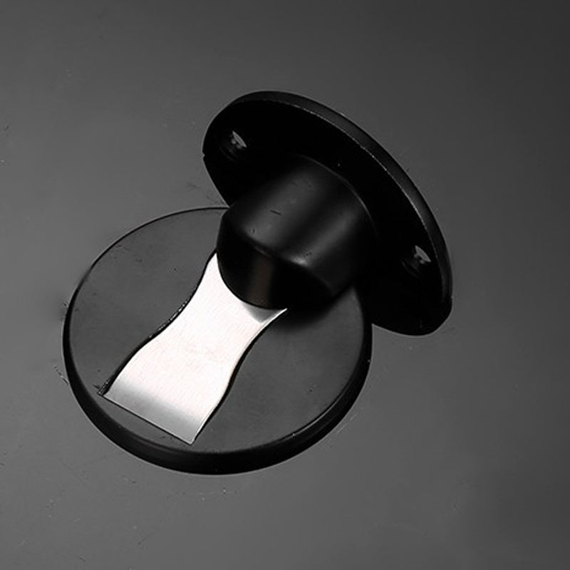 Invisible magnetic stainless steel door stop