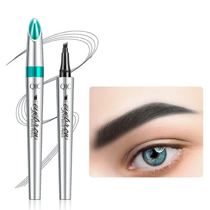 Brehn | Waterproof 3D Microblading Eyebrow Pencil with 4 Fork Tips
