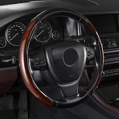 BowLift | Universal Laser Carbon Fiber Pattern Steering Wheel Cover