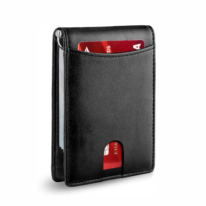 Skanto | Genuine Leather Anti-theft Swipe Card Holder