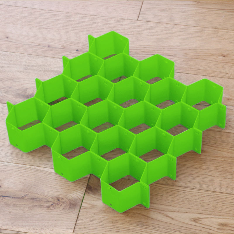 Honeycomb Drawer Divider Organization