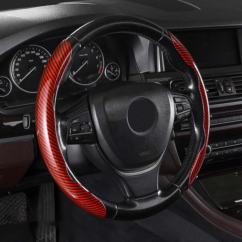 BowLift | Universal Laser Carbon Fiber Pattern Steering Wheel Cover