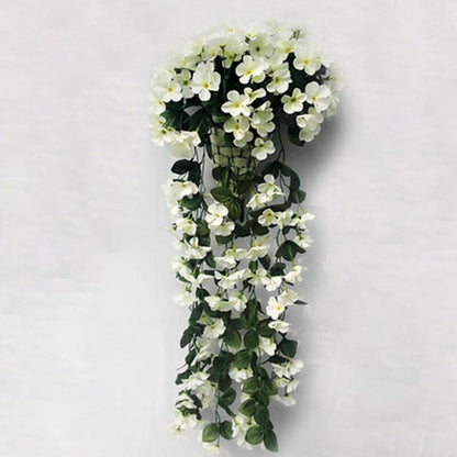 Lively artificial hanging orchid bunch | Skanto