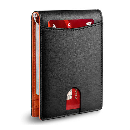Skanto | Genuine Leather Anti-Theft Card Holder